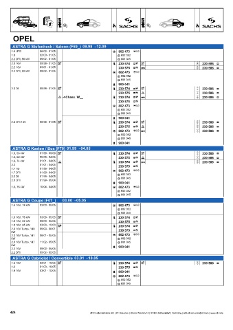 Catalogs auto parts for car and truck