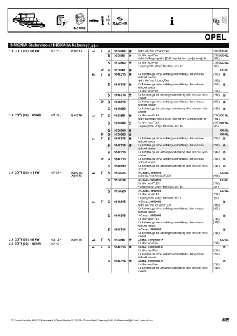 Catalogs auto parts for car and truck