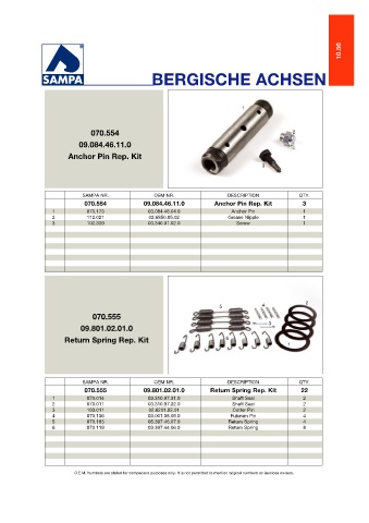 Catalogs auto parts for car and truck