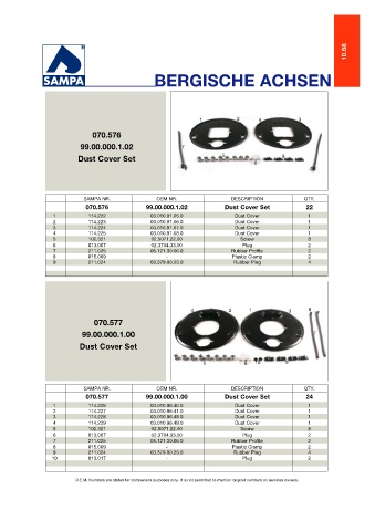 Catalogs auto parts for car and truck