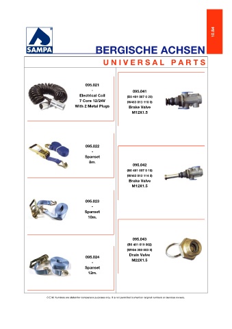 Catalogs auto parts for car and truck