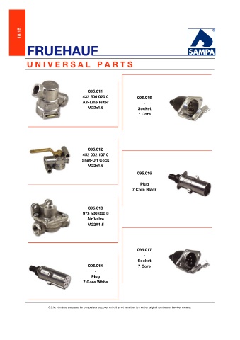 Catalogs auto parts for car and truck