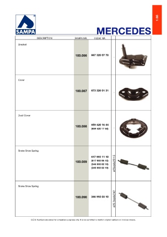 Catalogs auto parts for car and truck