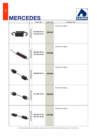 Catalogs auto parts for car and truck