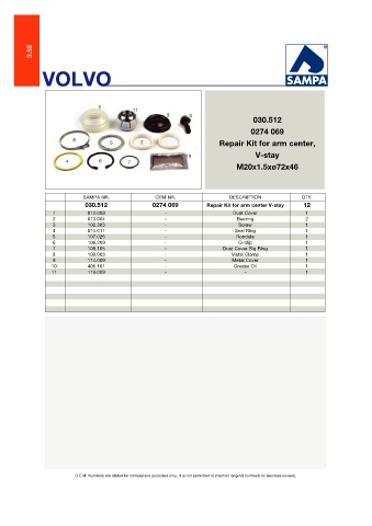 Catalogs auto parts for car and truck