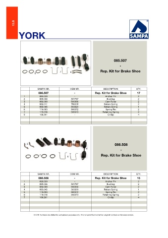 Catalogs auto parts for car and truck