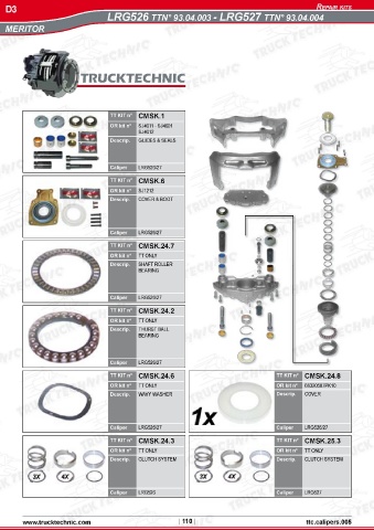 Catalogs auto parts for car and truck