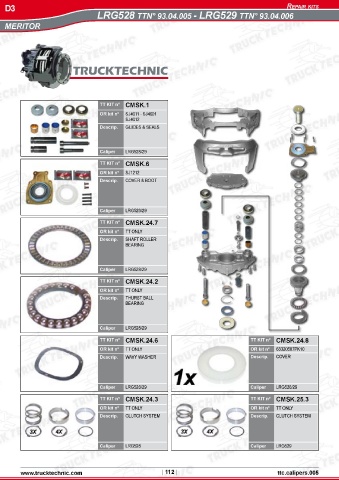 Catalogs auto parts for car and truck