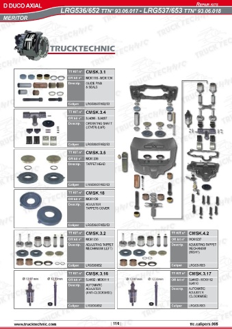 Catalogs auto parts for car and truck