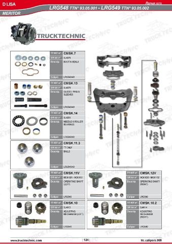 Catalogs auto parts for car and truck