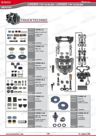 Catalogs auto parts for car and truck