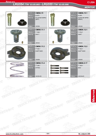 Catalogs auto parts for car and truck