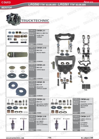 Catalogs auto parts for car and truck