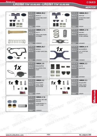 Catalogs auto parts for car and truck