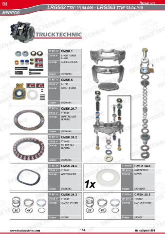 Catalogs auto parts for car and truck