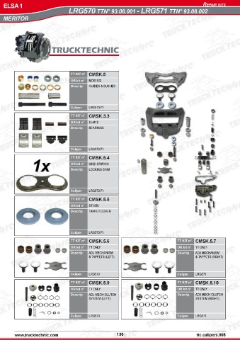 Catalogs auto parts for car and truck