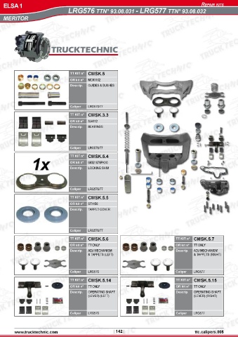 Catalogs auto parts for car and truck