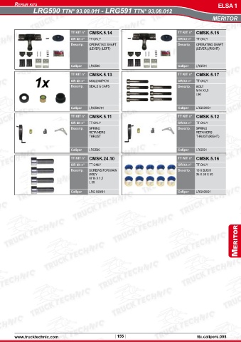 Catalogs auto parts for car and truck