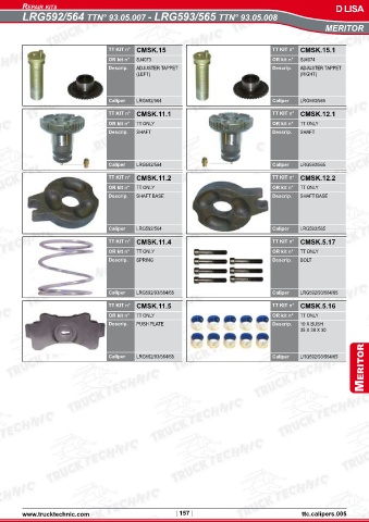 Catalogs auto parts for car and truck