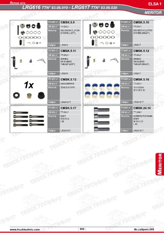 Catalogs auto parts for car and truck