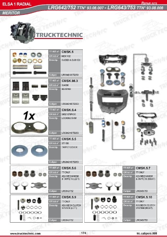 Catalogs auto parts for car and truck