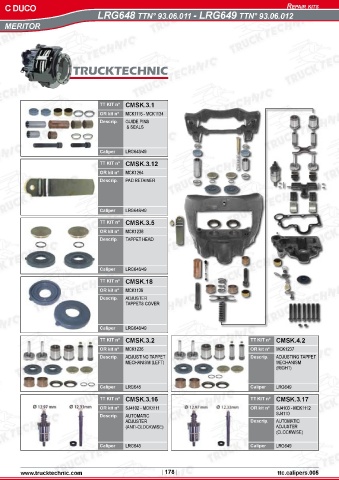 Catalogs auto parts for car and truck