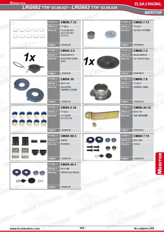 Catalogs auto parts for car and truck