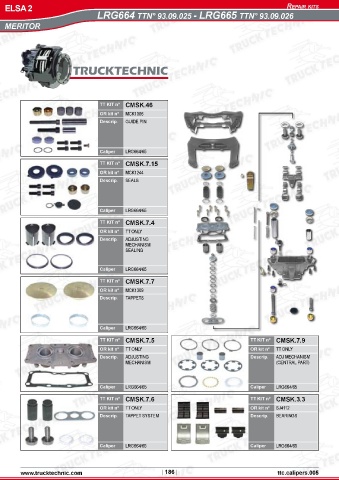 Catalogs auto parts for car and truck