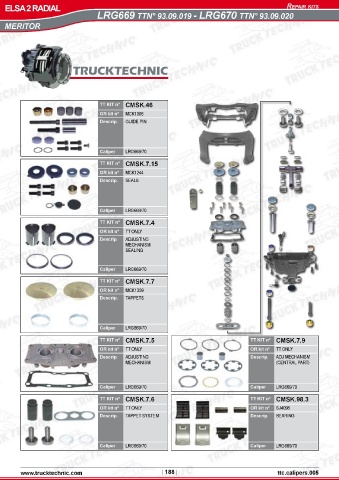 Catalogs auto parts for car and truck