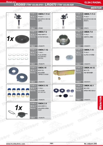 Catalogs auto parts for car and truck