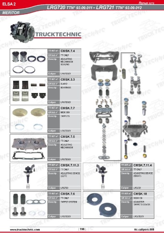 Catalogs auto parts for car and truck