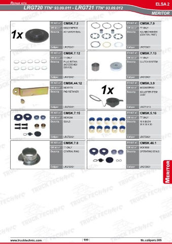 Catalogs auto parts for car and truck