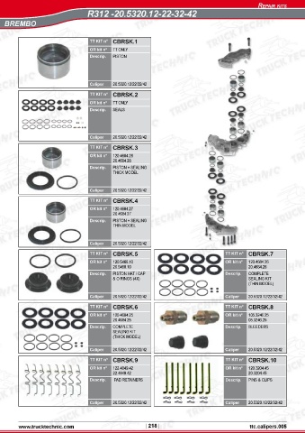 Catalogs auto parts for car and truck