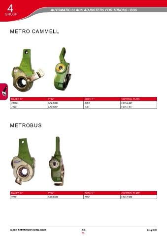 Catalogs auto parts for car and truck