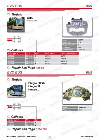 Catalogs auto parts for car and truck