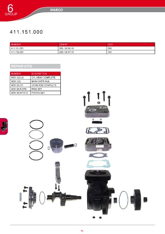 Catalogs auto parts for car and truck