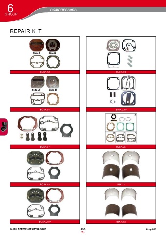 Catalogs auto parts for car and truck