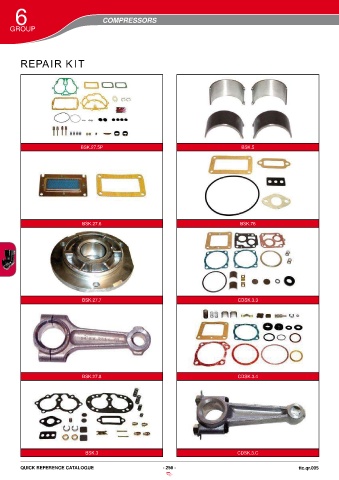 Catalogs auto parts for car and truck