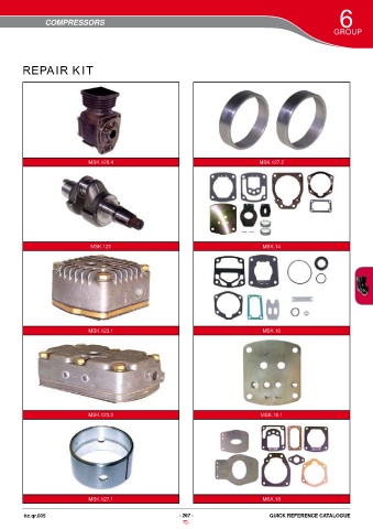 Catalogs auto parts for car and truck