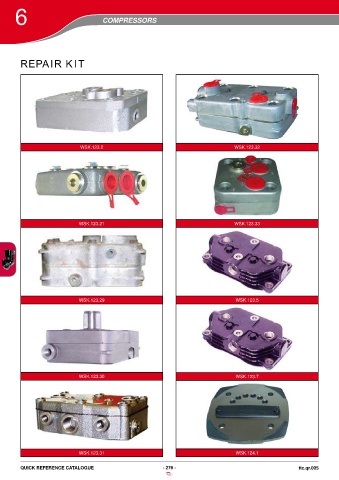 Catalogs auto parts for car and truck