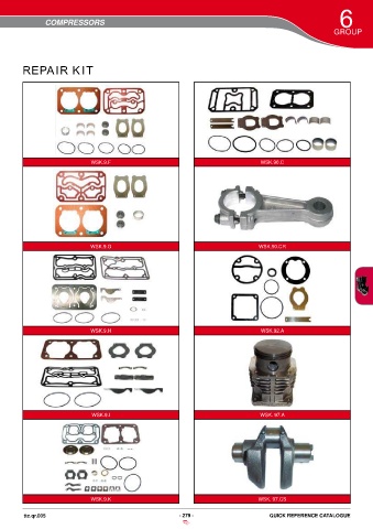 Catalogs auto parts for car and truck