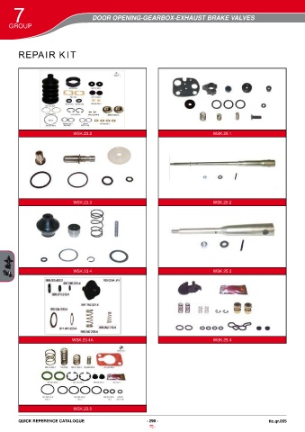 Catalogs auto parts for car and truck