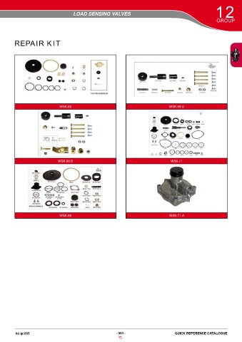 Catalogs auto parts for car and truck