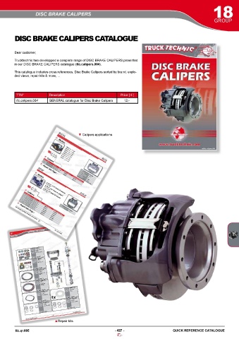 Catalogs auto parts for car and truck