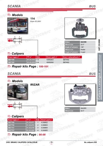 Catalogs auto parts for car and truck