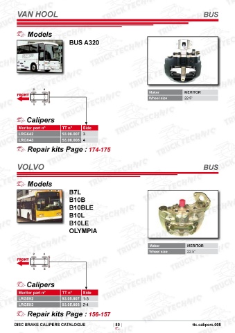 Catalogs auto parts for car and truck