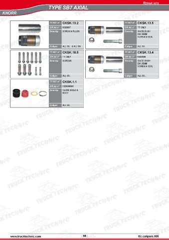 Catalogs auto parts for car and truck