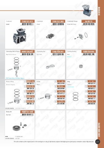 Catalogs auto parts for car and truck