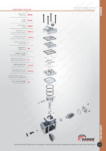 Catalogs auto parts for car and truck