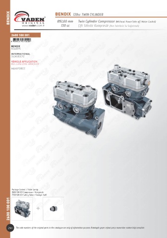 Catalogs auto parts for car and truck